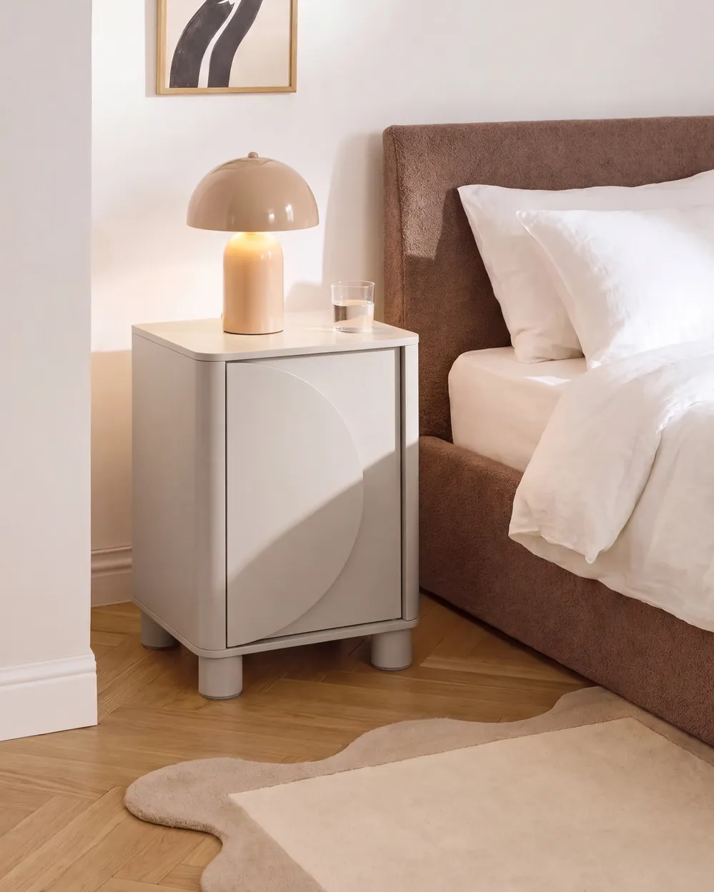 Sängbord TOMINGLEY Beige