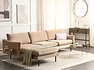 Kulmasohva VINTERBRO Sametti Beige Oikea_1183790