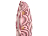 Set of 2 Decorative Cushions AALITA 45 x 45 cm Cotton Red Striped_902641