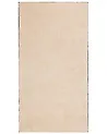 Korkeanukkainen matto DEMRE Vaaleanbeige 80 x 150 cm