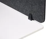 Desk Screen SPLIT 160 x 50 cm Dark Grey_1071875