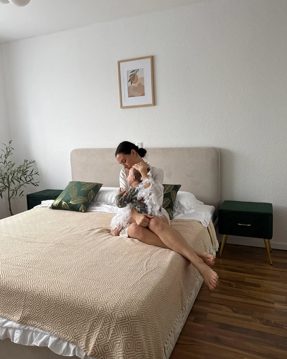 Päiväpeitto TOUTLI Puuvilla 220 x 240 cm Beige_1047917