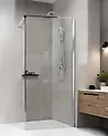 Shower Screen WASPAM 900 x 1900 mm Silver