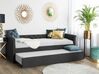 Trundle Bed Fabric LIBOURNE 80 x 200 cm (EU Small Single) Dark Grey