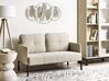 Sofa 2 Seater LAHTI Fabric Light Beige