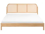 Bed Pine Wood ARCHAIL 180 x 200 cm (EU Super King) Light Brown_1082461