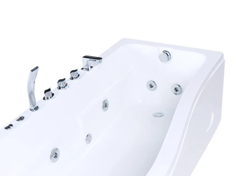 Corner Hot Tub with LED POZUELOS 1700 x 900 mm White_1033639