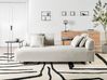 Sofa 3 Seater SOKNA with Tables Fabric Off-White