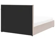 Säng med förvaring QUIBERON Beige 140 x 200 cm_1023294
