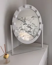 Dressing Table Mirror LED ROSTRENEN White_1047797