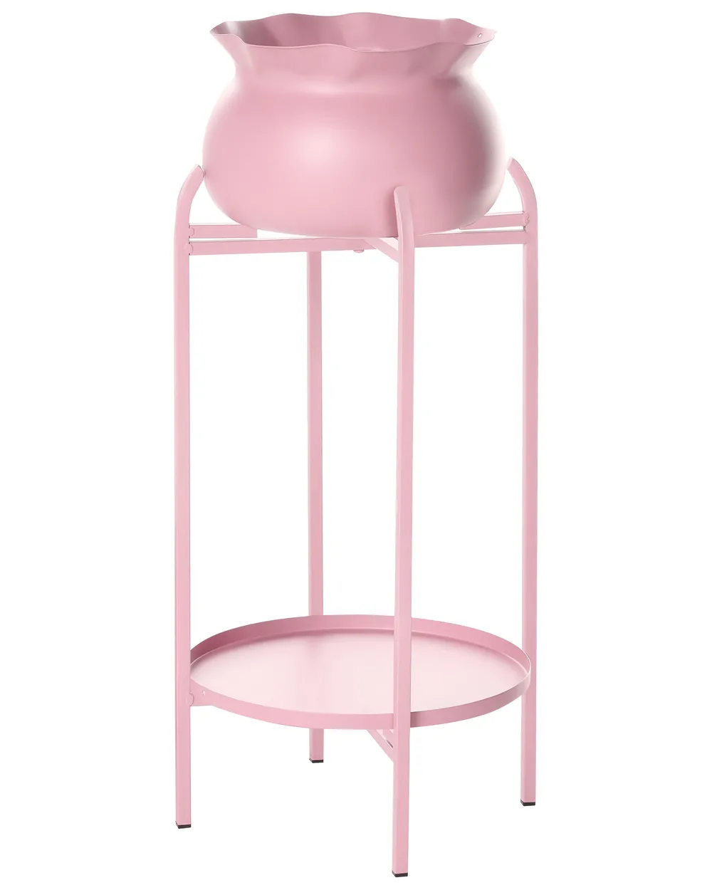 Plant Stand MOKUREN 25 cm Metal Pink