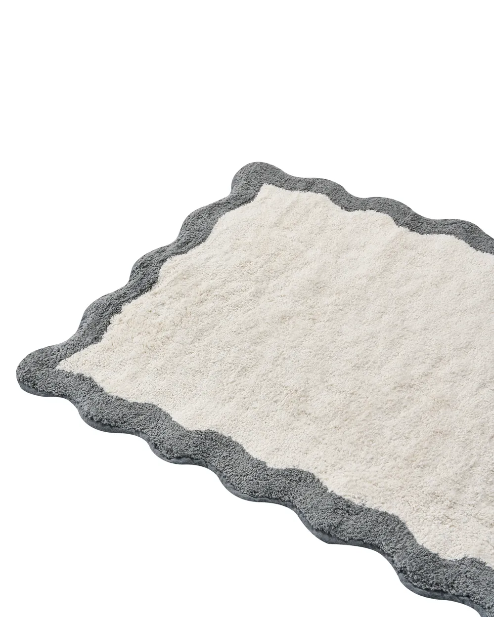Bath Mat NANGAL Grey/ Beige 60 x 90 cm Cotton_1025921