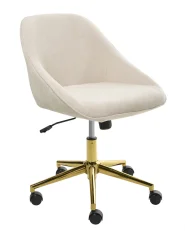 Työtuoli BARDSDALE Sametti Vaaleanbeige_1010305