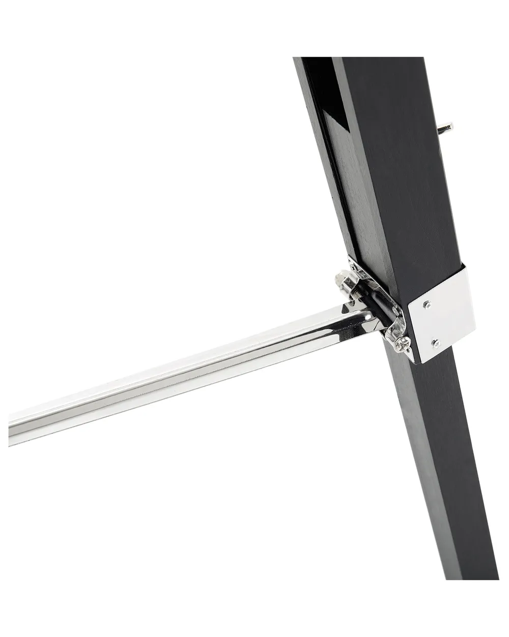 Floor Lamp MADEIRA Pine Wood Black_230753