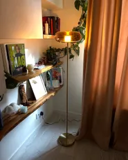 LED-lattiavalaisin NITH himmennettävä Lasi Ruskea_1176548