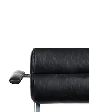 Desk Chair CANDOR Faux Leather Black_1136708