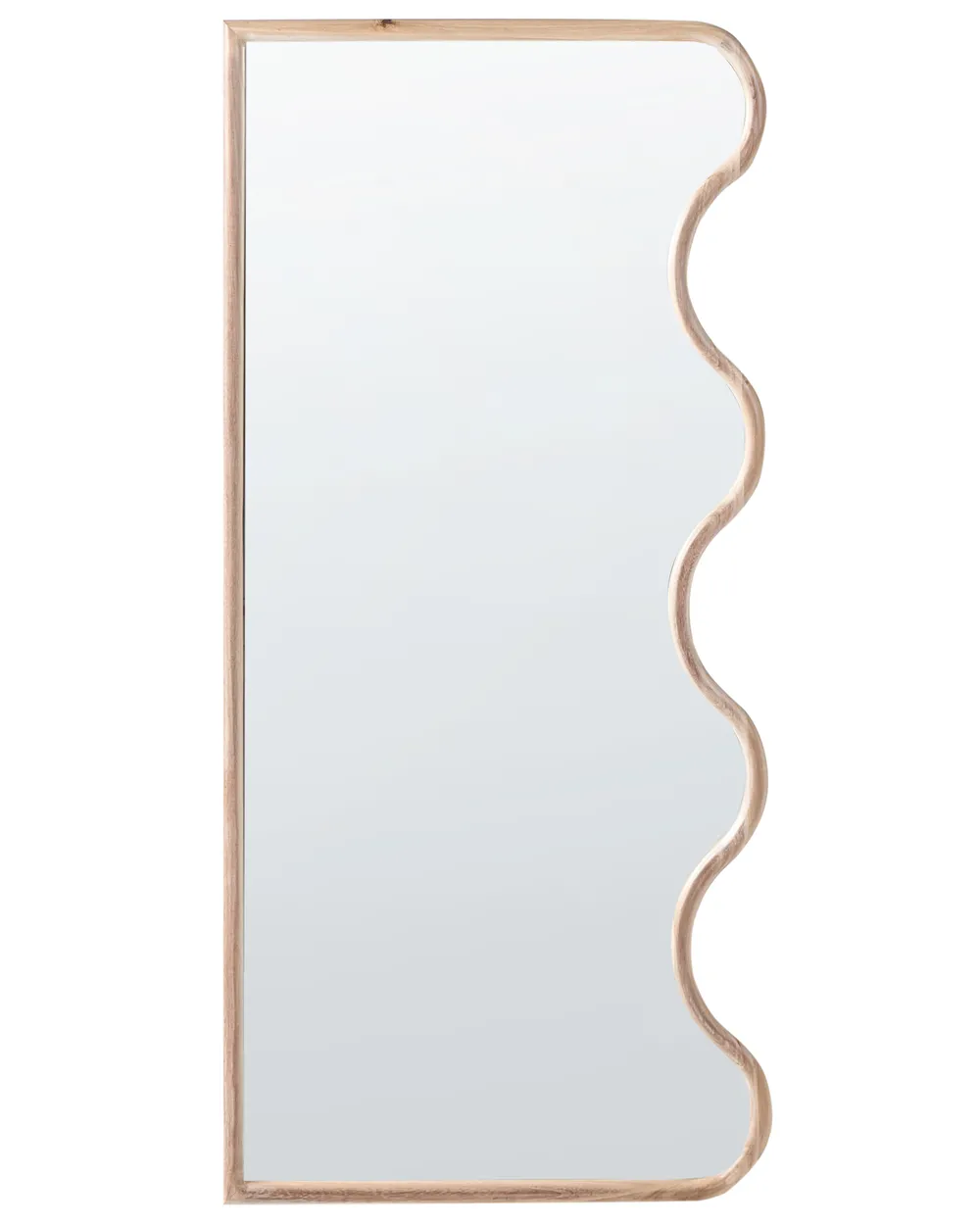 Wall Mirror MURAT 69 cm 150 cm Paulownia Wood Natural