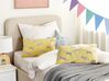 Set of 2 Decorative Cushions ARALES Cotton 30 x 50 cm Yellow