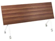 Foldable Office Desk BENDI 180 cm 60 cm Dark Brown_1030719