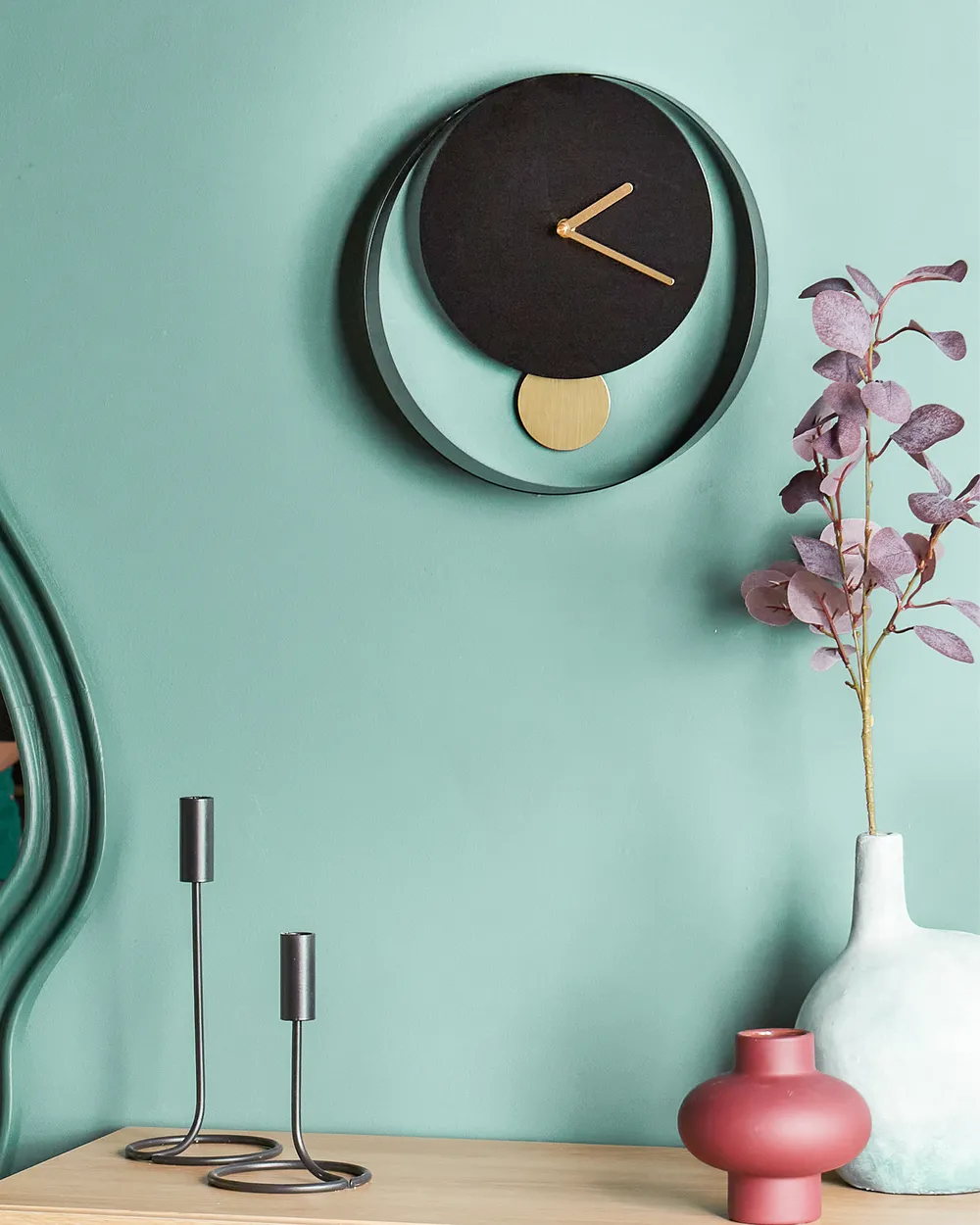 Wall Clock MAGLAND 30 cm Metal Black