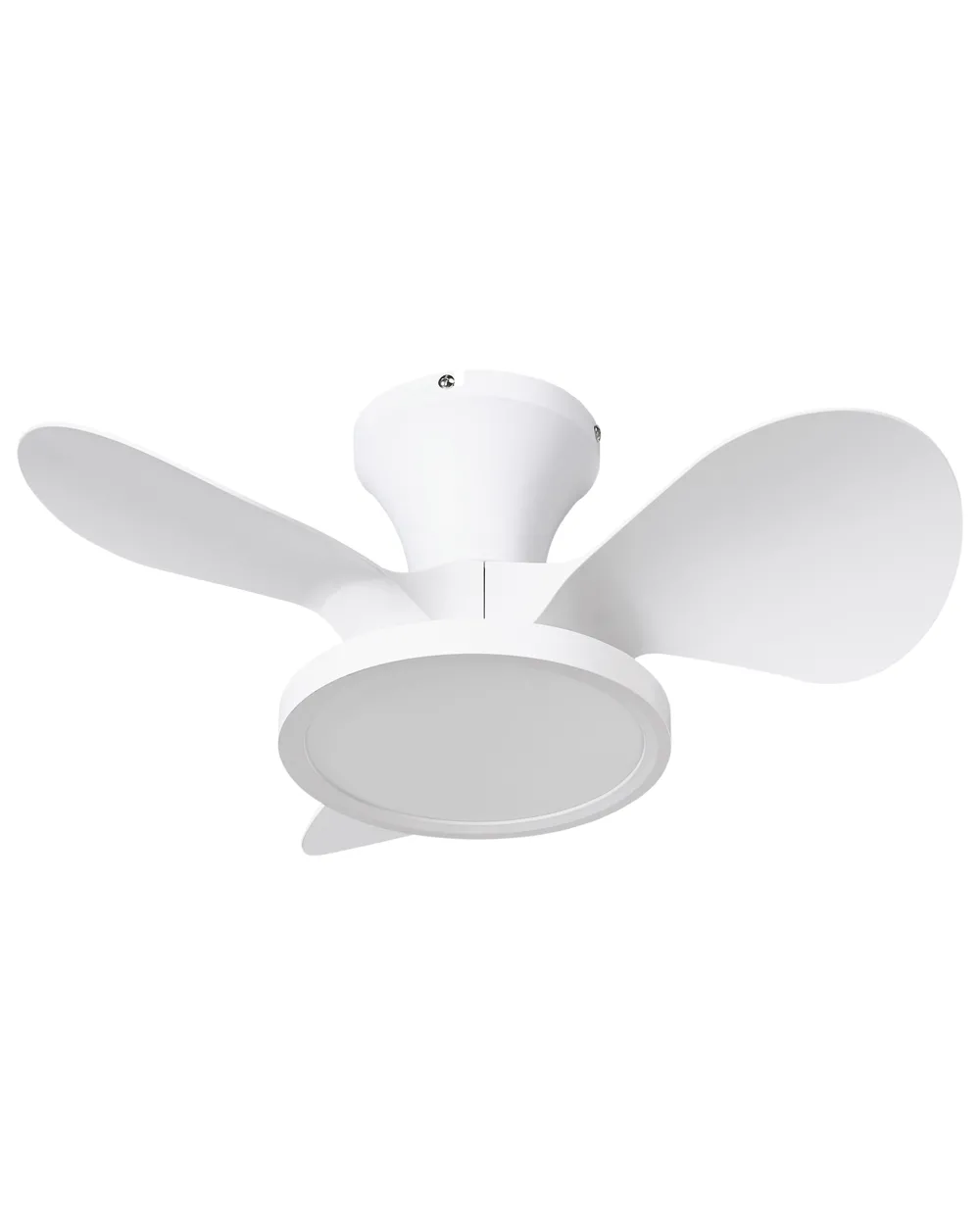 Ceiling Fan with Light PUNTI with Remote LED White