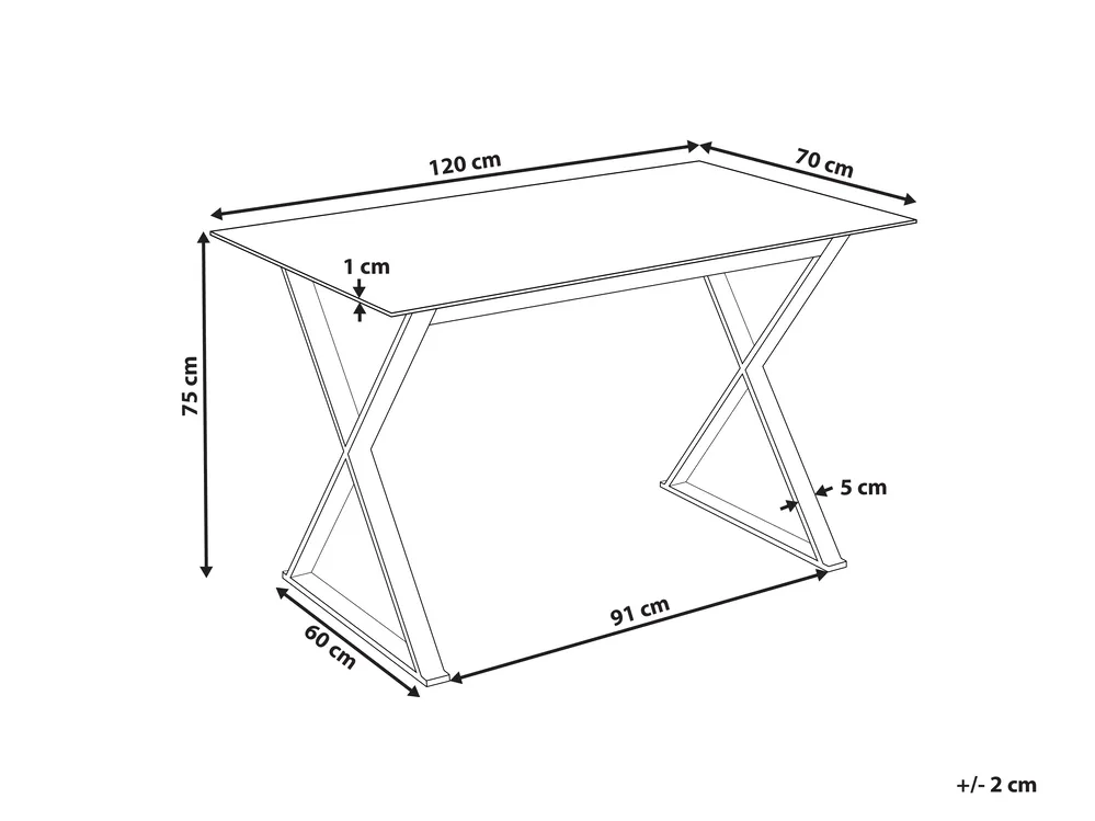 Ruokapöytä ATTICA Marmorikuvio/kulta 120 cm 70 cm Karkaistu lasi_850505