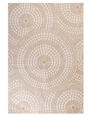 Rug ARIBA White Beige 200 x 300 cm Jute_943593