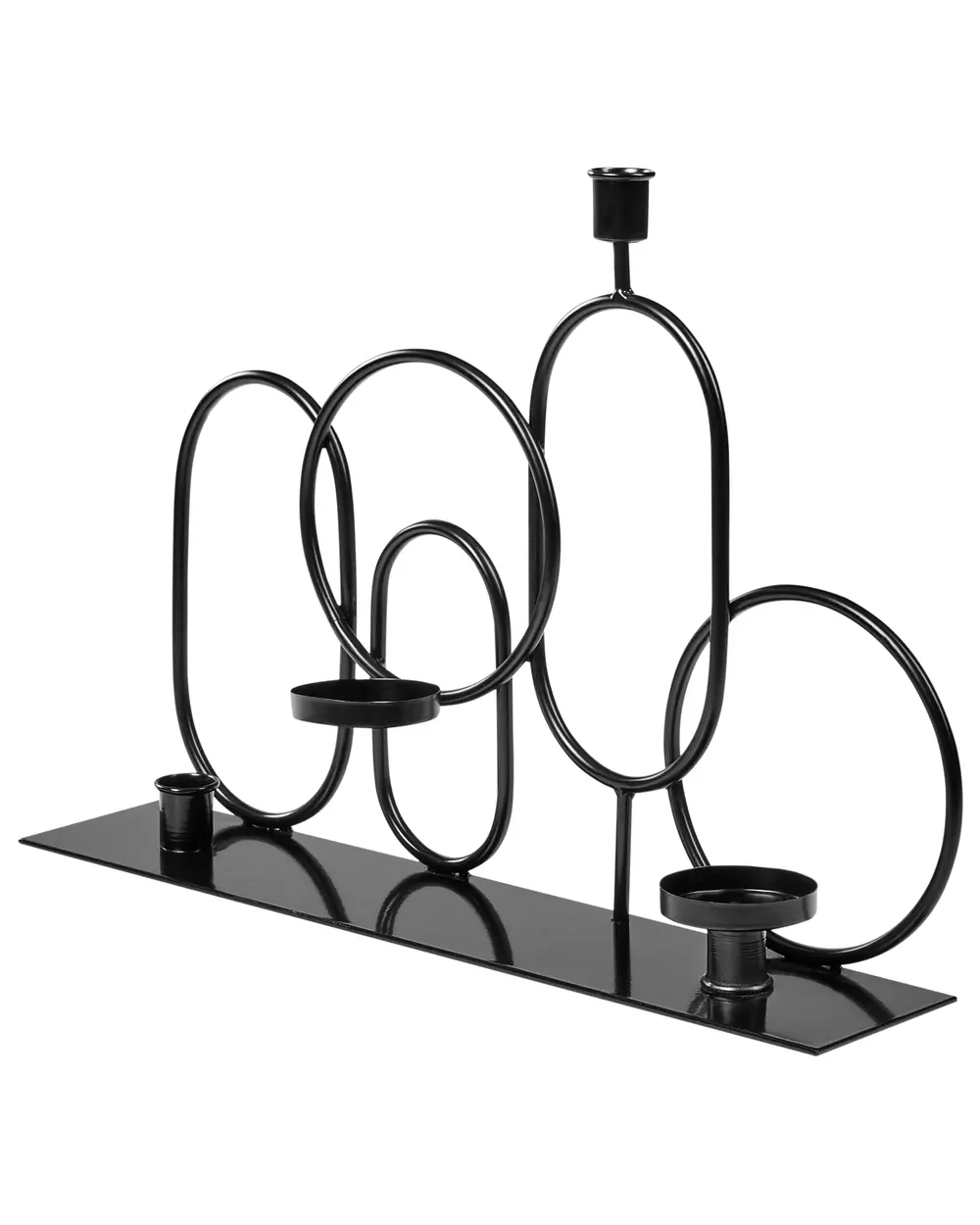 Candle Holder COBH 30 cm Metal Black_995138