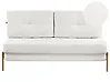 Sofa Bed 2 Seater EDLAND Boucle Off-White