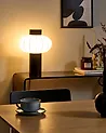 Pöytävalaisin ABENS puu Musta