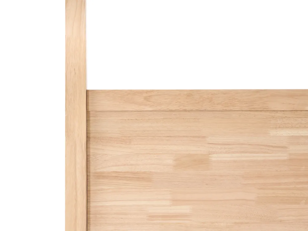 Himmelssäng Trä HAUTERIVES 160 x 200 cm Ljusbrun_1023141