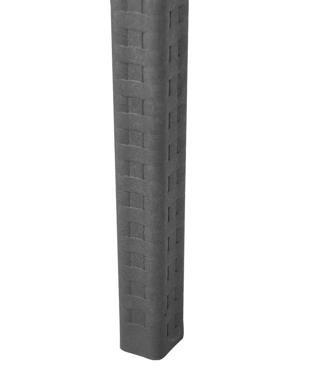 Set of 4 Garden Chairs FOSSANO Synthetic Material Graphite Grey_744645
