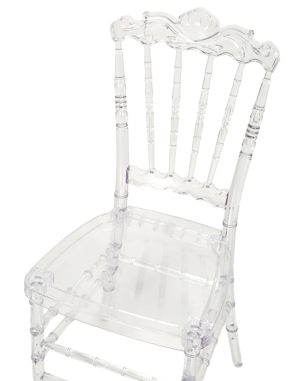 Set med 2 matstolar MENDON Transparent_929348