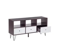 TV Stand FOSTON Brown/ White_753927