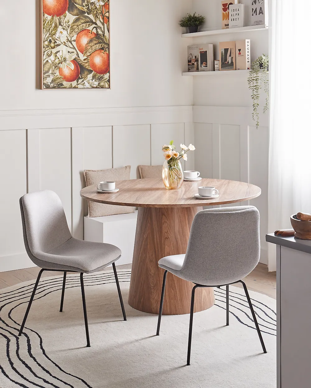 Set med 2 matstolar LORIDA Grå_1184106