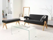 Soffgrupp TAMRE Bouclé Svart/ Ljusbrun_985424