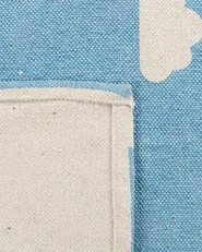 Kids Rug GWALIJAR Blue 60 x 90 cm Cotton_790773