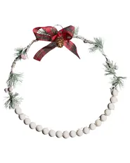 Seinäkoristesetti 3 kpl LED-valo KEITELE 25/30/35 cm Kranssi Valkoinen_1027904