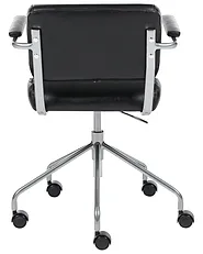 Desk Chair CANDOR Faux Leather Black_1136705