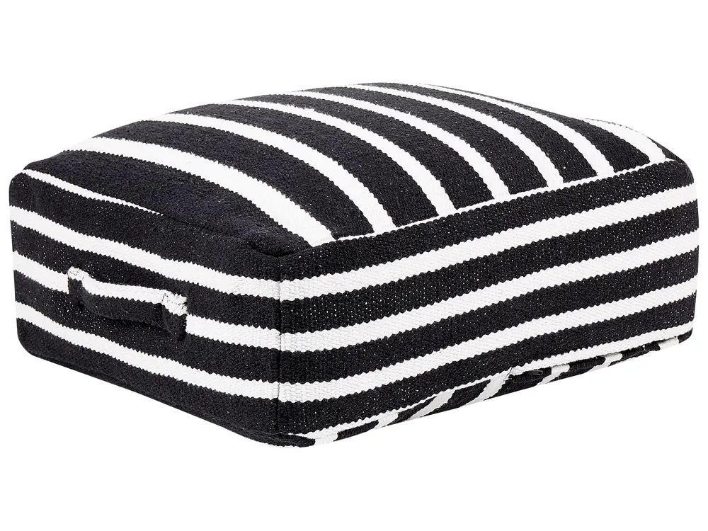 Pouffe SETTAT Cotton Black
