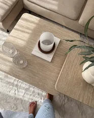 Side Table DUSON Travertine Effect_1005212