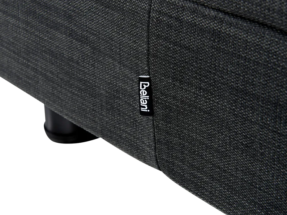 Adjustable Bed without Headboard Fabric DUKE 90 x 200 cm (EU Single) Dark Grey_971202