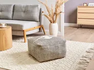 Pouffe LUTZ Cotton Grey_993523