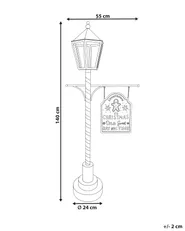 Joulukoriste KAAVI 140 cm Valopylväs Punainen/valkoinen_1173718