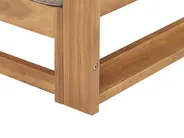 Garden Lounge Set with Table 4 Seater TIMOR Modular Certified Acacia Wood Light Brown_905740