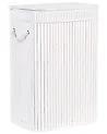 Laundry Basket KALUTARA Bamboo White 72 L