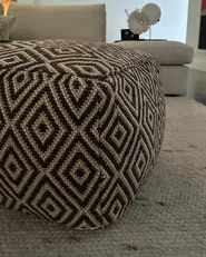 Pouffe MANISA Wool Brown_991845