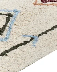 Rug CORUM Beige 160 x 230 cm Cotton_839424