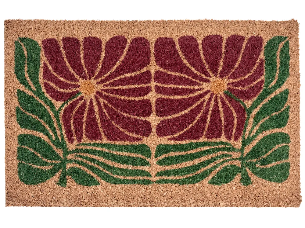 Doormat TANALIAN Multicolour 50 x 80 cm Flower Coir