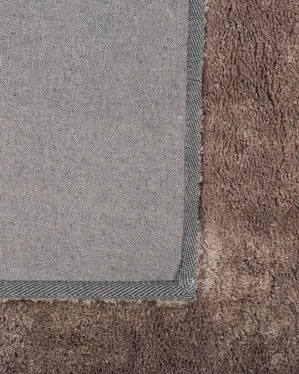 Shaggy Rug EVREN Light Brown 200 x 200 cm_758586